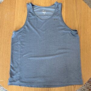 Nike Men's Gray Running Tank Top